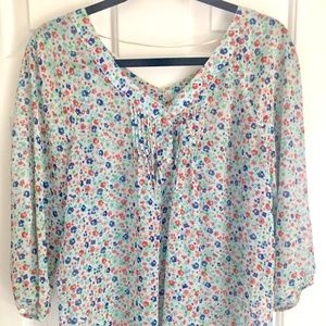 Lauren Conrad Floral Blouse